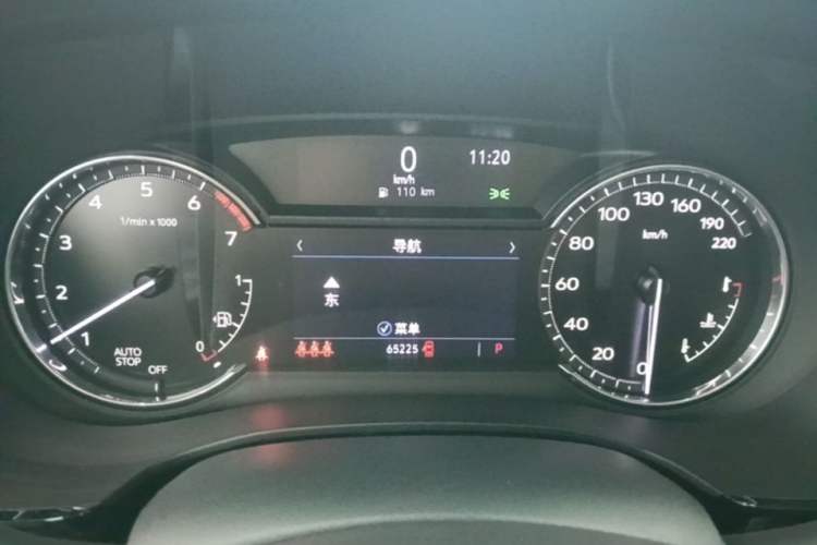 Used Cadillac XT5 2022 2.0T Two-Wheel Drive Luxury Version Instrument Cluster