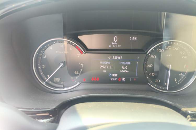 Used Cadillac XT5 2022 2.0T Four-Wheel Drive Luxury Version (Hummingbird Edition) Instrument Cluster