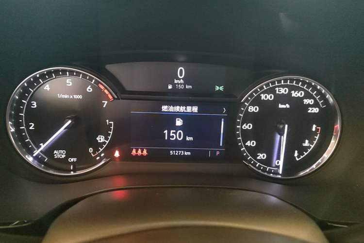 Used Cadillac XT5 2022 2.0T Two-Wheel Drive Luxury Version Instrument Cluster