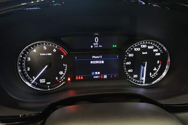 Used Cadillac XT5 2022 2.0T Four-Wheel Drive Premium Edition Instrument Cluster