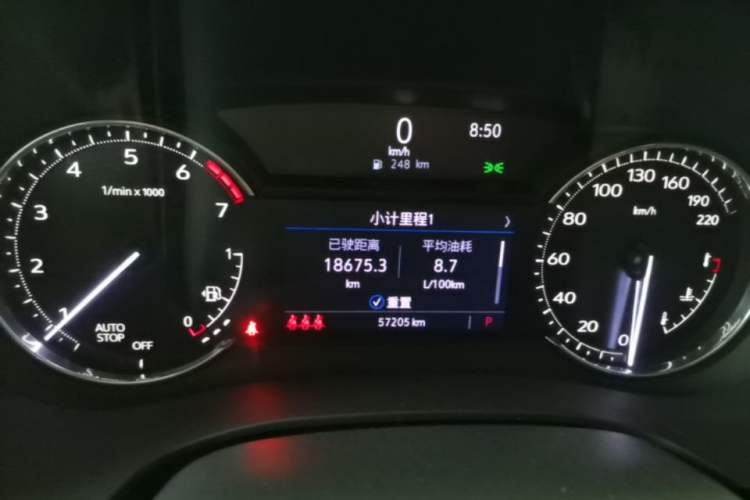 Used Cadillac XT5 2022 2.0T Two-Wheel Drive Luxury Version Instrument Cluster
