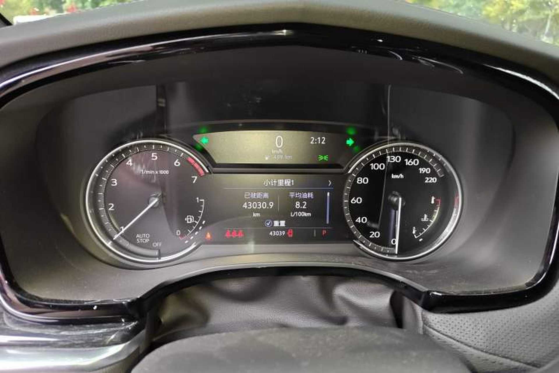 Used Cadillac XT5 2022 2.0T Two-Wheel Drive Luxury Version Instrument Cluster