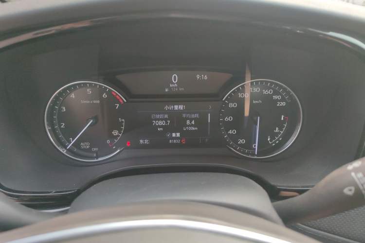 Used Cadillac XT5 2022 2.0T Two-Wheel Drive Luxury Version Instrument Cluster