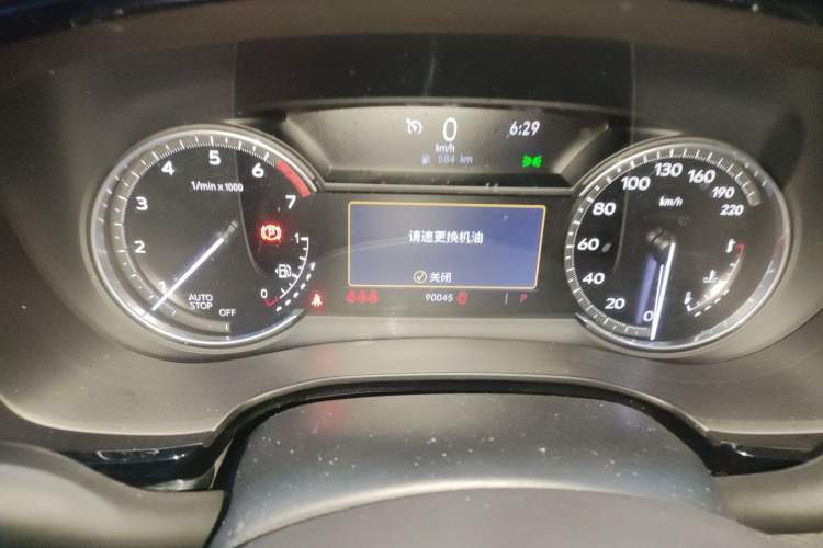 Used Cadillac XT5 2022 2.0T Two-Wheel Drive Luxury Version Instrument Cluster