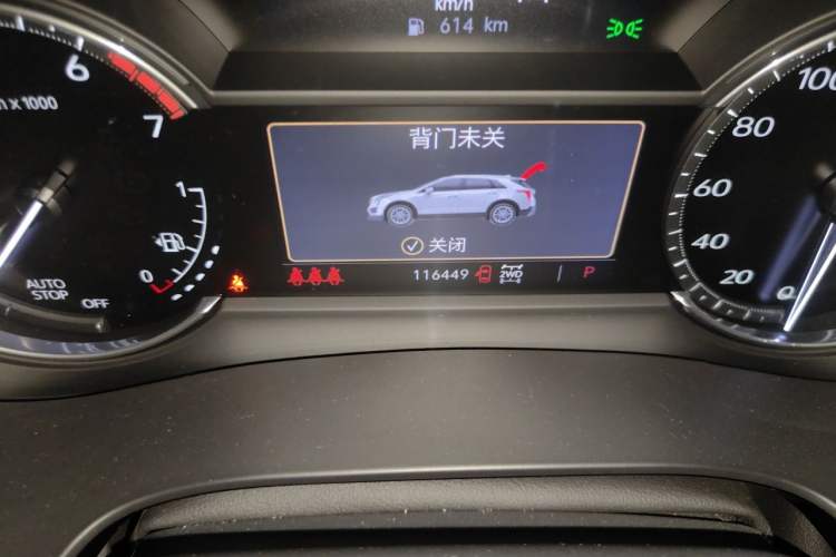 Used Cadillac XT5 2022 2.0T Four-Wheel Drive Luxury Version (Hummingbird Edition) Odometer Close Up