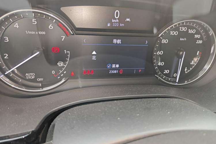 Used Cadillac XT5 2022 2.0T Two-Wheel Drive Luxury Version Odometer Close Up