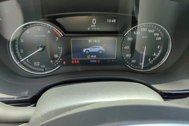 Used Cadillac XT5 2022 2.0T Two-Wheel Drive Luxury Version Odometer Close Up