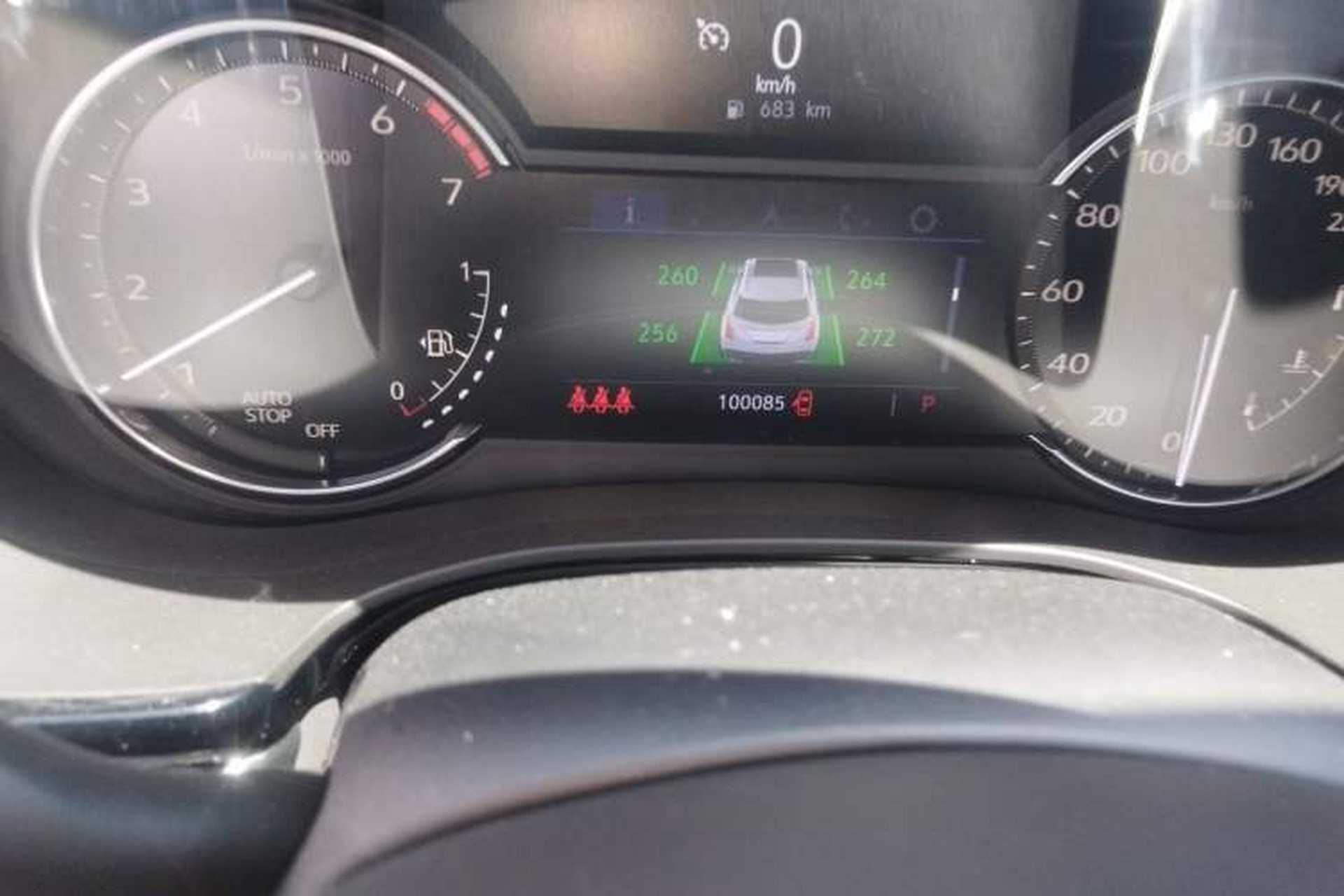Used Cadillac XT5 2022 2.0T Two-Wheel Drive Luxury Version Odometer Close Up