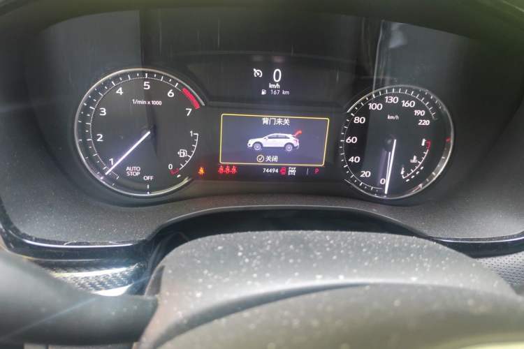 Used Cadillac XT5 2022 2.0T Four-Wheel Drive Luxury Version (Hummingbird Edition) Odometer Close Up