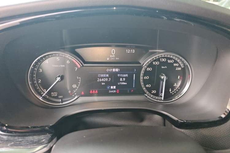 Used Cadillac XT5 2022 2.0T Two-Wheel Drive Luxury Version Odometer Close Up
