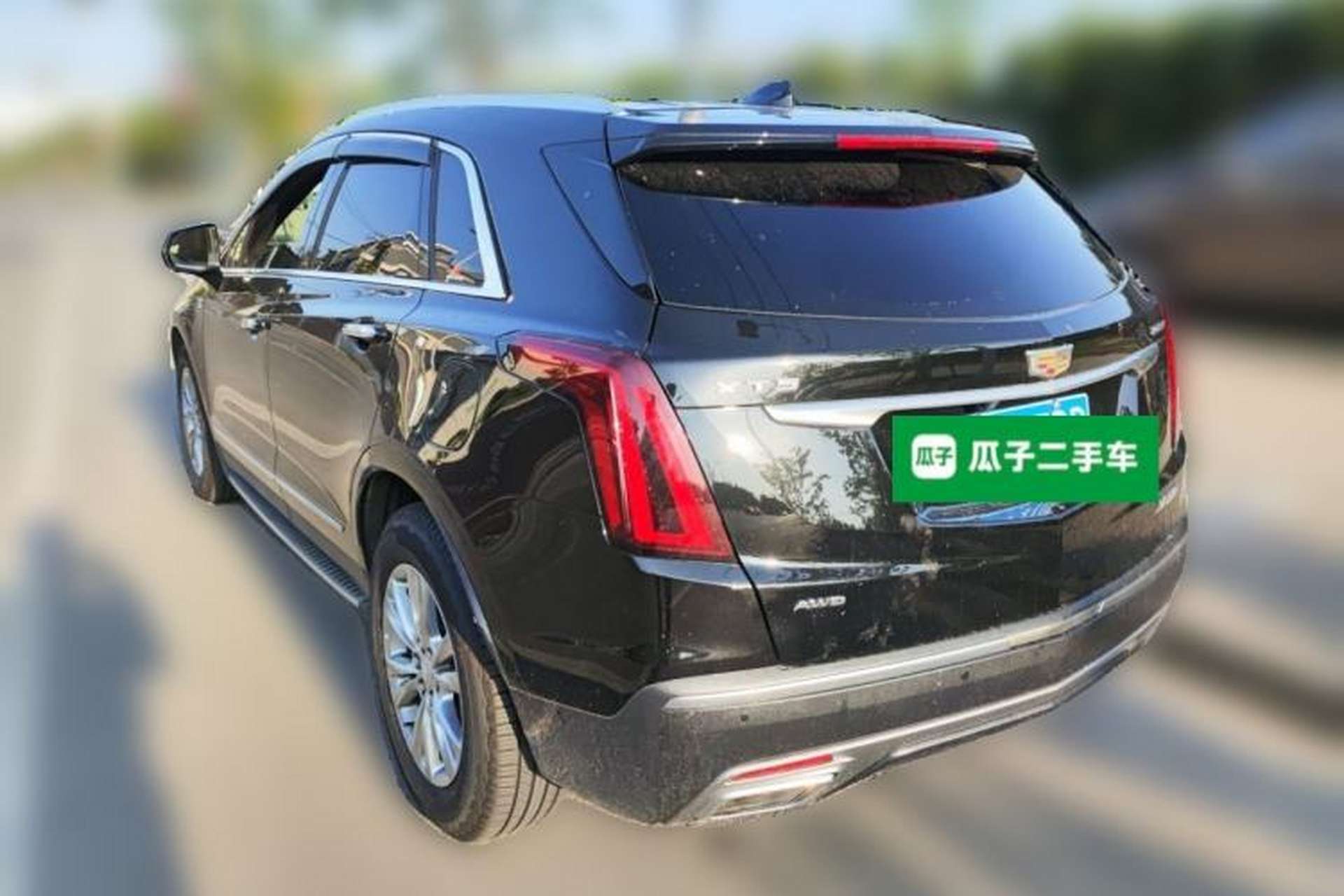 Used Cadillac XT5 2022 2.0T Four-Wheel Drive Luxury Version Rear Left 45 Deg
