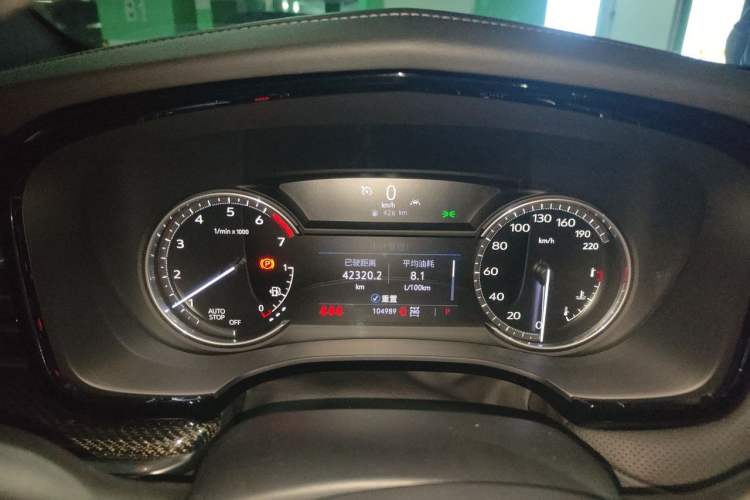 Used Cadillac XT5 2022 2.0T Four-Wheel Drive Luxury Version (Hummingbird Edition) Instrument Cluster