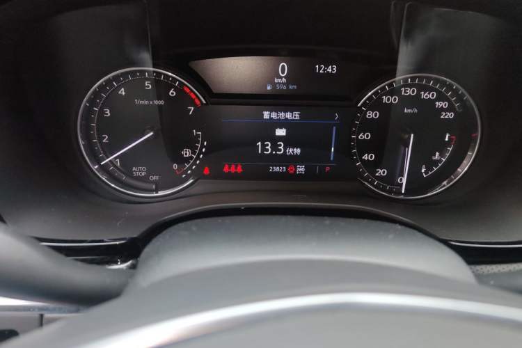 Used Cadillac XT5 2022 2.0T Four-Wheel Drive Luxury Version (Hummingbird Edition) Odometer Close Up