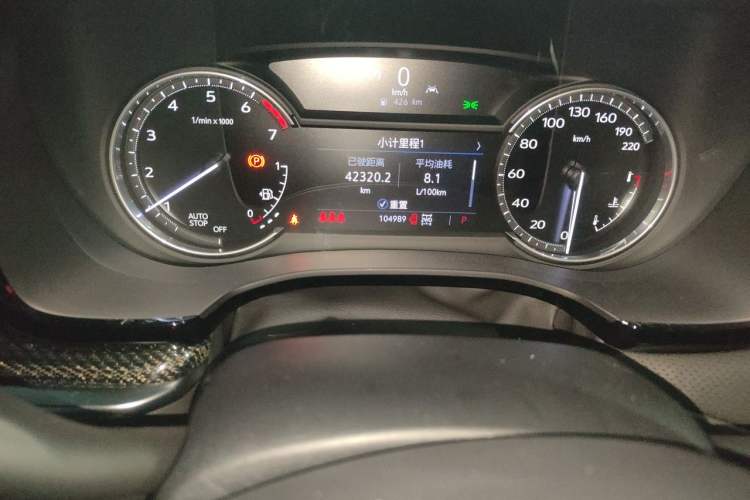 Used Cadillac XT5 2022 2.0T Four-Wheel Drive Luxury Version (Hummingbird Edition) Odometer Close Up