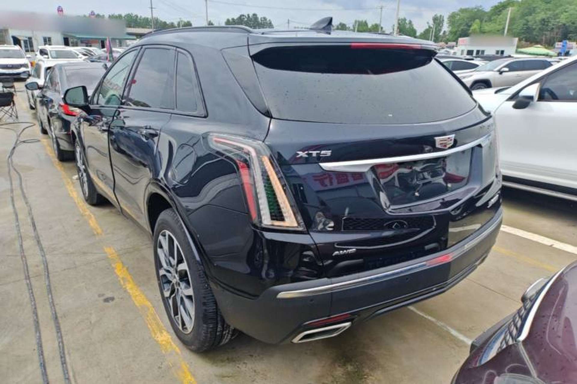 Used Cadillac XT5 2022 2.0T Four-Wheel Drive Luxury Version (Hummingbird Edition) Rear Left 45 Deg