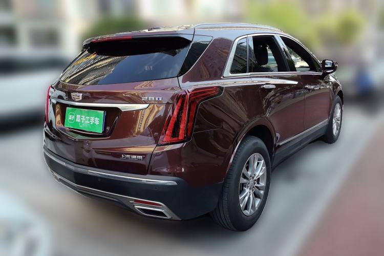Used Cadillac XT5 2022 2.0T Two-Wheel Drive Luxury Version Rear Right 45 Deg