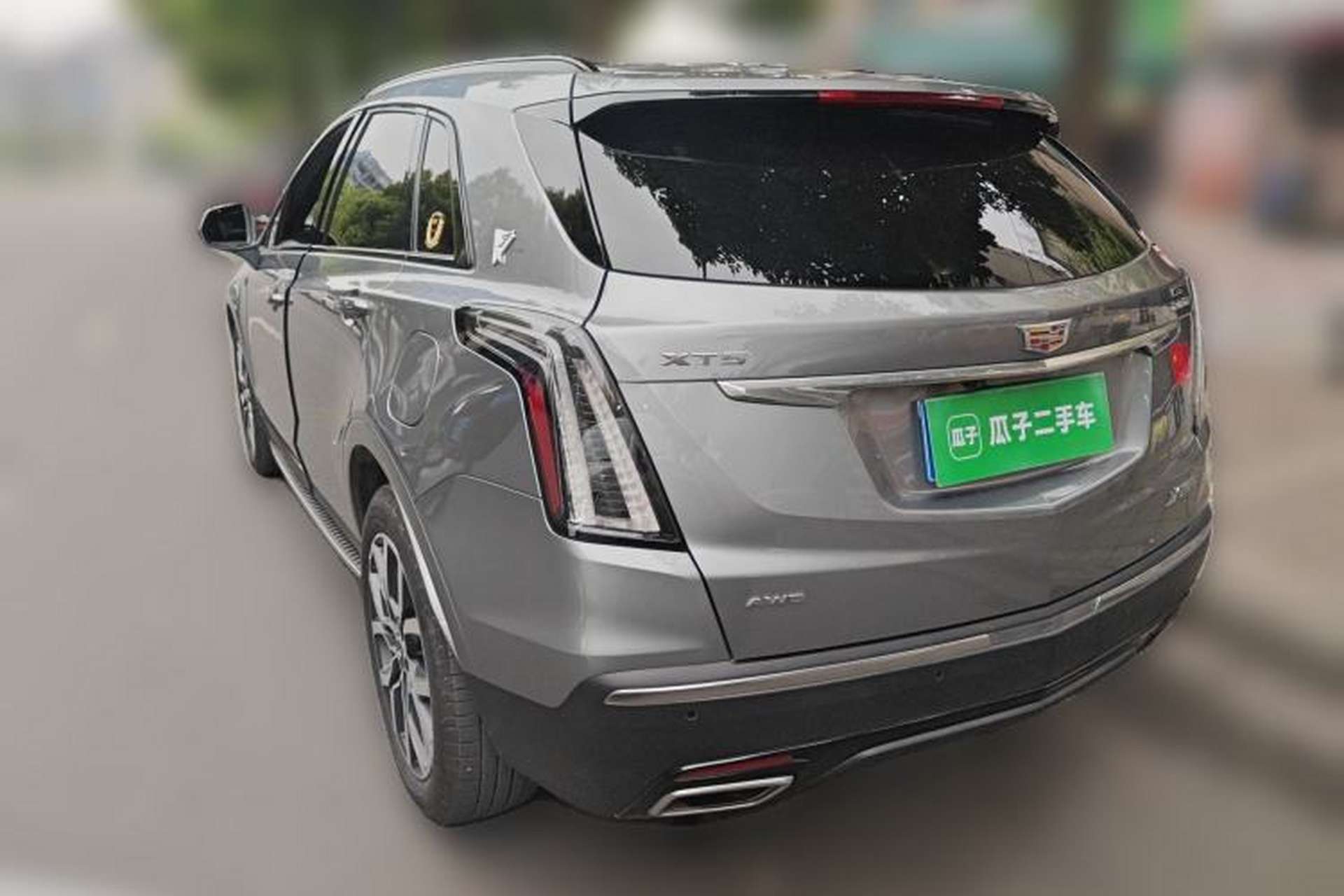 Used Cadillac XT5 2022 2.0T Four-Wheel Drive Luxury Version (Hummingbird Edition) Rear Left 45 Deg