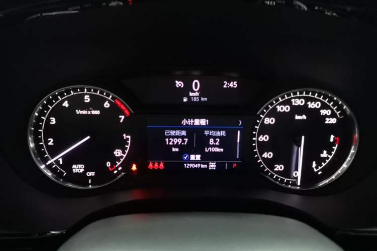 Used Cadillac XT5 2022 2.0T Four-Wheel Drive Premium Edition Instrument Cluster