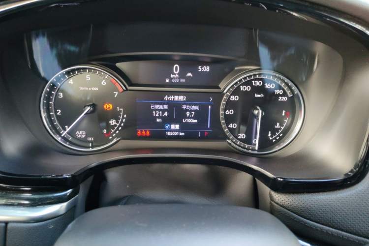 Used Cadillac XT5 2022 2.0T Two-Wheel Drive Luxury Version Instrument Cluster