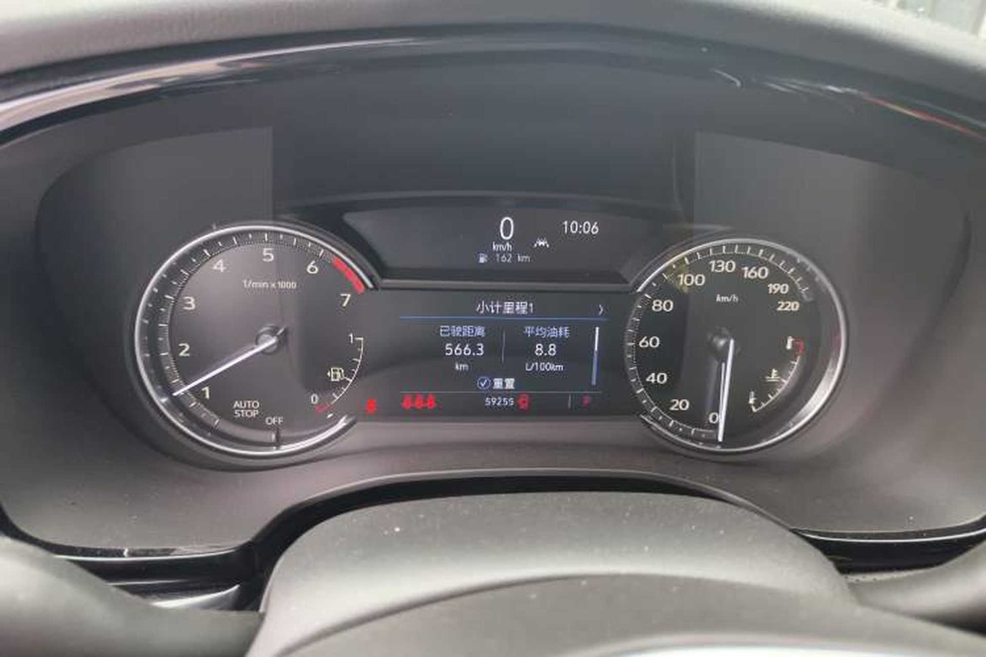 Used Cadillac XT5 2022 2.0T Two-Wheel Drive Luxury Version Instrument Cluster