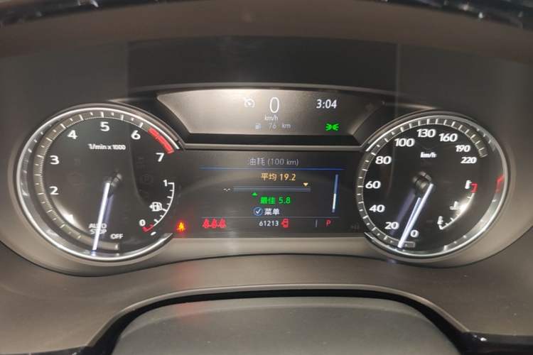 Used Cadillac XT5 2022 2.0T Two-Wheel Drive Luxury Version Instrument Cluster