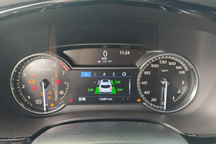 Used Cadillac XT5 2022 2.0T Two-Wheel Drive Luxury Version Instrument Cluster