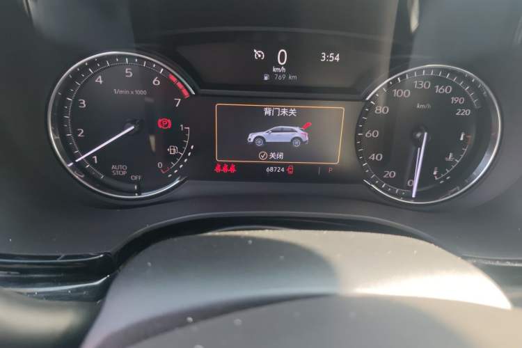 Used Cadillac XT5 2022 2.0T Four-Wheel Drive Luxury Version (Hummingbird Edition) Odometer Close Up