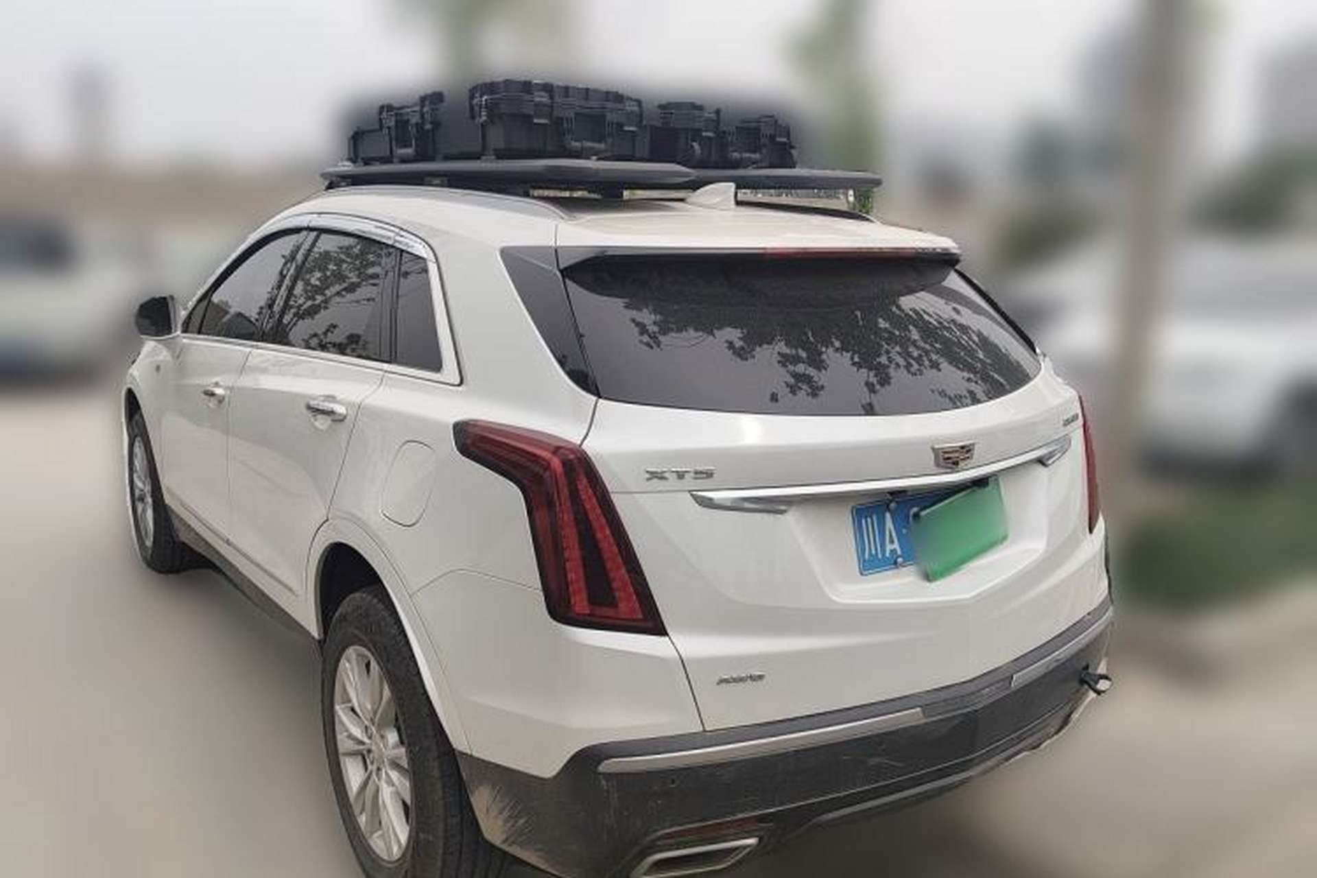 Used Cadillac XT5 2022 2.0T Four-Wheel Drive Luxury Version Rear Left 45 Deg