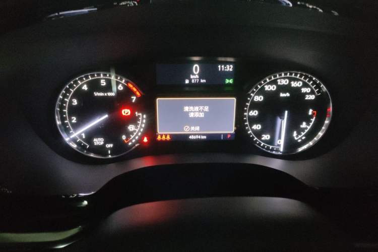 Used Cadillac XT5 2023 2.0T Two-Wheel-Drive Fashion Edition Instrument Cluster