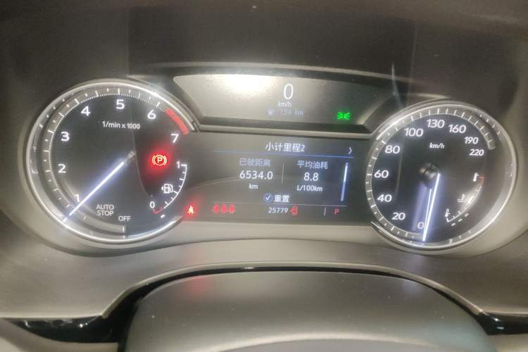 Used Cadillac XT5 2023 2.0T Two-Wheel-Drive Fashion Edition Instrument Cluster