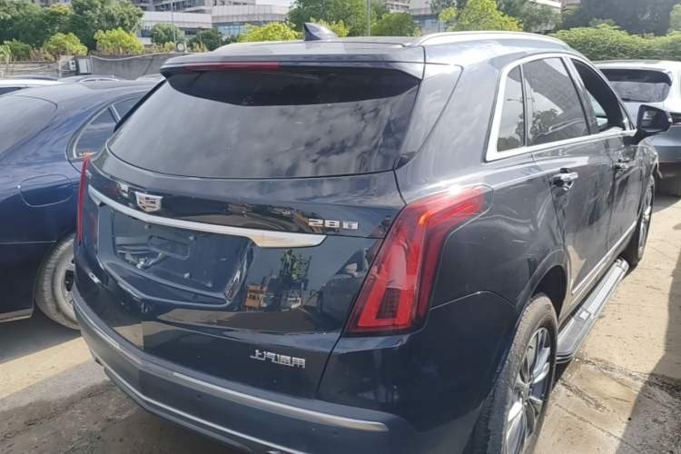Used Cadillac XT5 2023 2.0T Two-Wheel-Drive Fashion Edition Rear Right 45 Deg