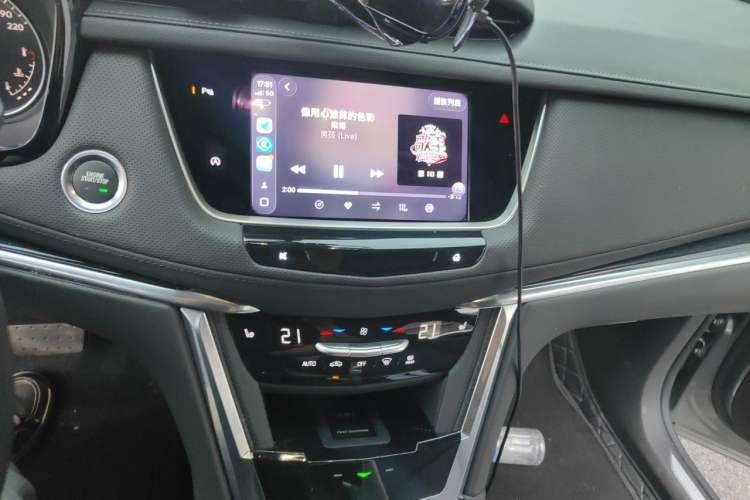 Used Cadillac XT5 2023 2.0T Two-Wheel-Drive Fashion Edition Audio And AC Panel