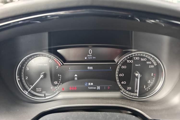 Used Cadillac XT5 2023 2.0T Four-Wheel Drive Prestige Version (Ultimate Edition) Instrument Cluster