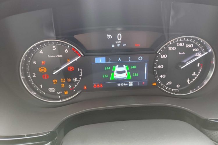 Used Cadillac XT5 2023 2.0T Four-Wheel Drive Prestige Version (Ultimate Edition) Odometer Close Up