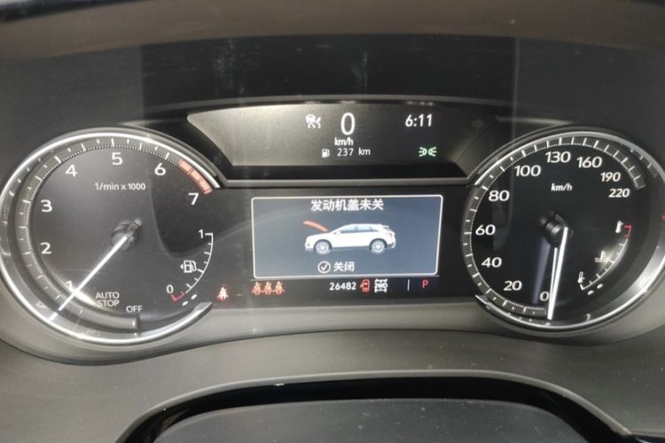 Used Cadillac XT5 2023 2.0T Four-Wheel Drive Prestige Version (Ultimate Edition) Odometer Close Up