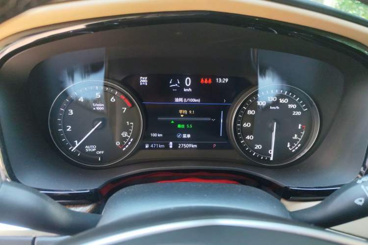Used Cadillac XT5 2024 2.0T Four-Wheel Drive Platinum Edition Instrument Cluster