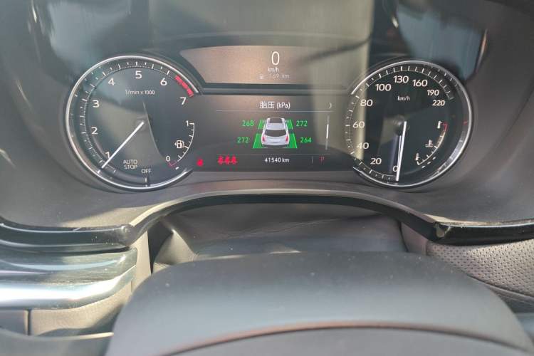 Used Cadillac XT5 2024 2.0T Two-Wheel Drive Fashion Edition Odometer Close Up