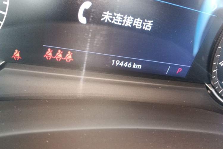Used Cadillac XT5 2024 2.0T Two-Wheel Drive Fashion Edition Odometer Close Up