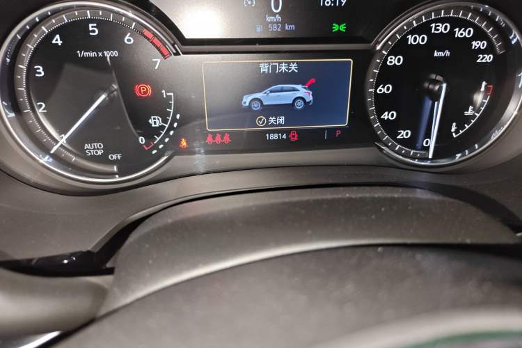 Used Cadillac XT5 2024 2.0T Two-Wheel Drive Fashion Edition Odometer Close Up