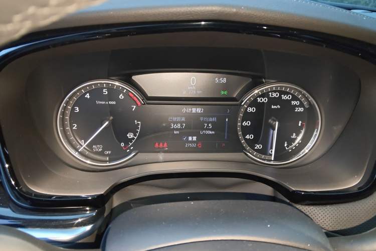 Used Cadillac XT5 2024 2.0T Two-Wheel Drive Fashion Edition Instrument Cluster