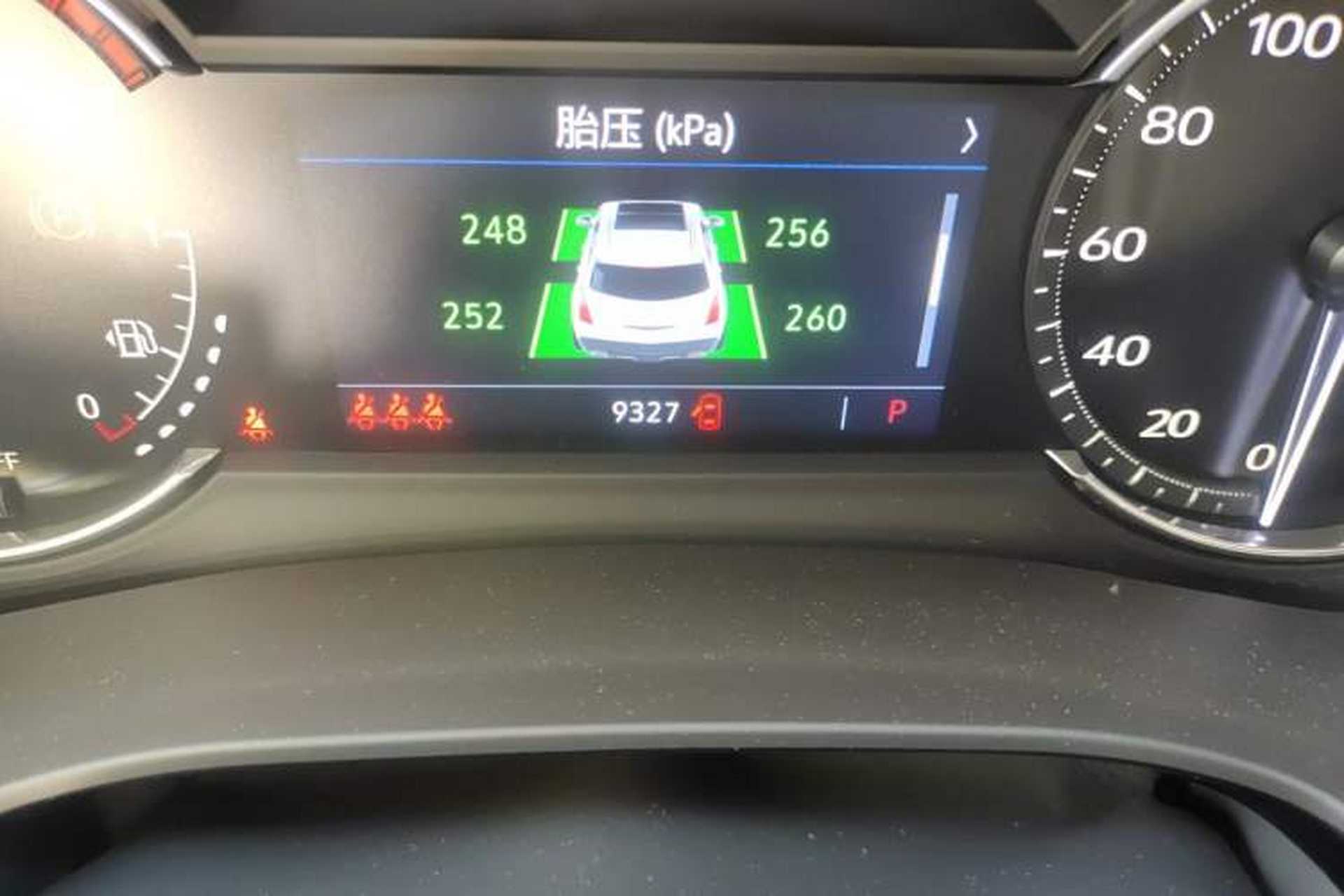 Used Cadillac XT5 2024 2.0T Two-Wheel Drive Fashion Edition Odometer Close Up