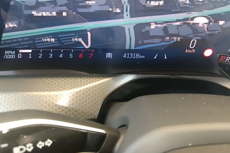 Used Cadillac XT5 2025 2.0T Luxury Version Odometer Close Up