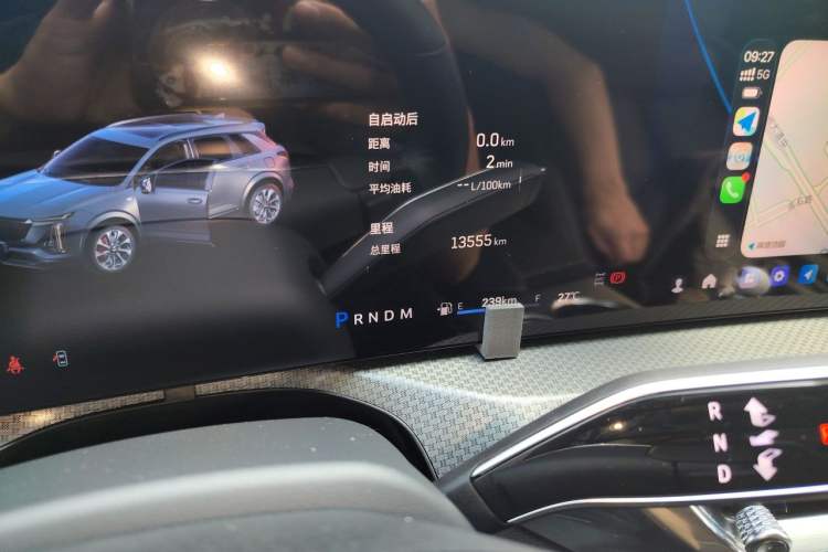 Used Cadillac XT5 2025 2.0T Luxury Version Odometer Close Up