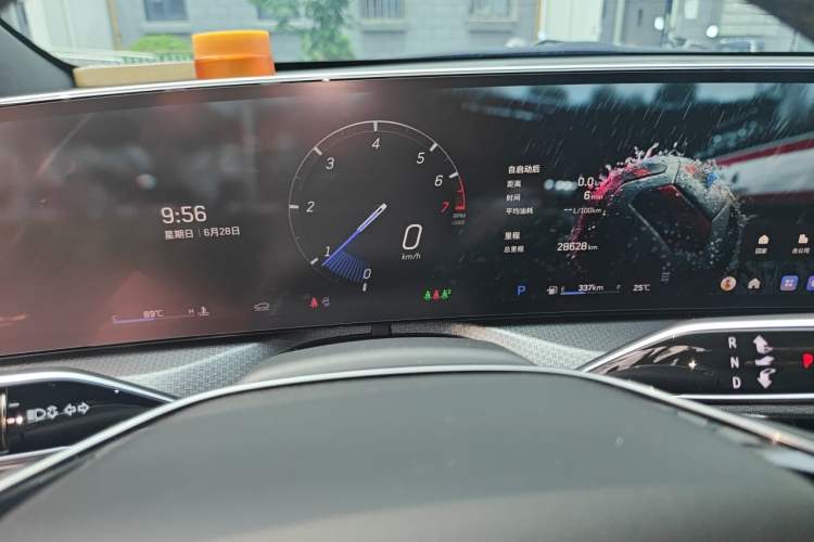 Used Cadillac XT5 2025 2.0T Prestige Version Odometer Close Up