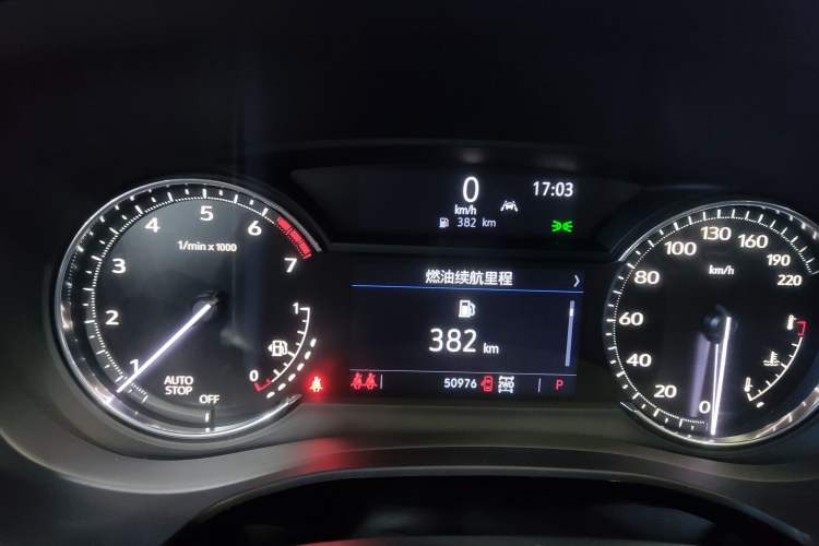 Used Cadillac XT6 2022 2.0T 7-Seater Four-Wheel Drive Luxury Version Odometer Close Up