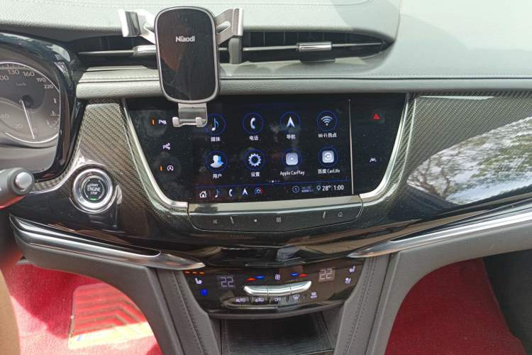 Used Cadillac XT6 2020 Revised Version 28T Six-Seater Four-Wheel Drive Leading Sporty Edition Audio And AC Panel
