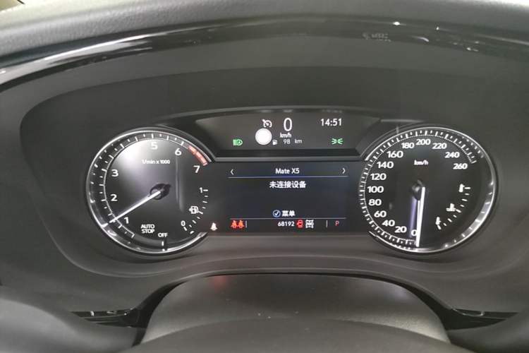 Used Cadillac XT6 2020 28T Six-Seater Four-Wheel-Drive Luxury Version Instrument Cluster