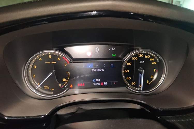 Used Cadillac XT6 2020 Revised Version 28T 7-Seater Four-Wheel Drive Luxury Edition Instrument Cluster