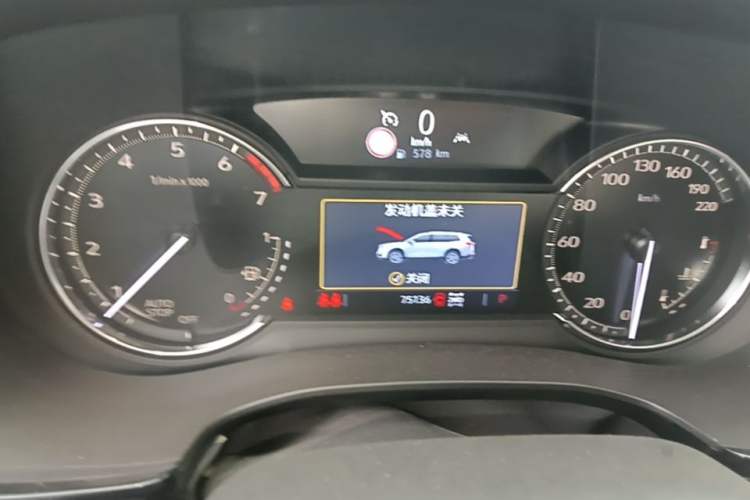 Used Cadillac XT6 2020 Revised Version 28T 6-Seater Four-Wheel Drive Luxury Edition Instrument Cluster