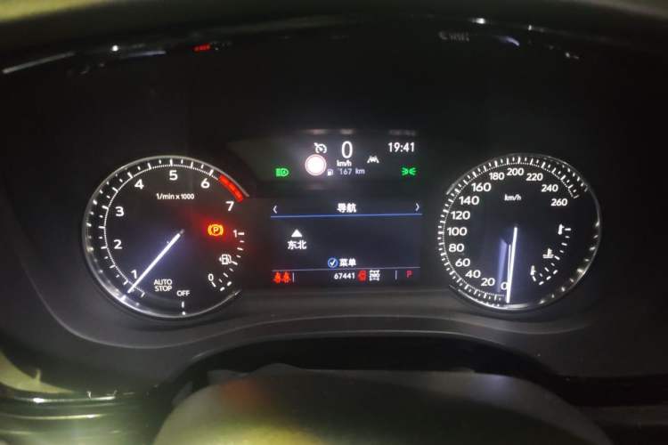 Used Cadillac XT6 2020 28T Six-Seater Four-Wheel-Drive Luxury Version Instrument Cluster